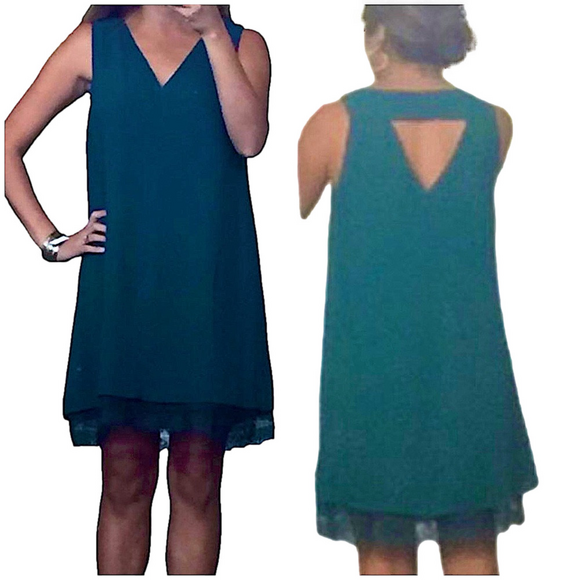 BOGO! Brixon Ivy lace-hemmed shift - Picture 1 of 11